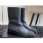 Chanel Calfskin and Grosgrain Ankle Boots Black 2024