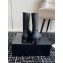 Chanel Calfskin and Grosgrain Ankle Boots Black 2024