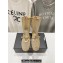 Alaia Fishnet High Ballet Flats Gold 2024