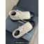Chanel Crinkled Calfskin Quilting Combat Boots White 2024