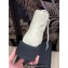 Chanel Crinkled Calfskin Quilting Combat Boots White 2024