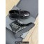 Chanel Crinkled Calfskin Quilting Combat Boots Black 2024