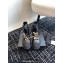 Chanel Calfskin, Grosgrain, Imitation Pearls, Strass & Metal Combat Boots G45856 Black 2024