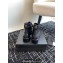 Chanel Calfskin, Grosgrain, Imitation Pearls, Strass & Metal Combat Boots G45856 Black 2024