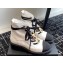 Chanel Calfskin, Grosgrain, Imitation Pearls, Strass & Metal Combat Boots G45856 White 2024