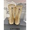 Alaia Fishnet High Ballet Flats Gold 2024
