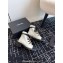 Chanel Crinkled Calfskin, Grosgrain, Imitation Pearls, Strass & Metal Combat Boots G45856 White 2024