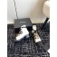 Chanel Crinkled Calfskin, Grosgrain, Imitation Pearls, Strass & Metal Combat Boots G45856 White 2024