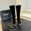 Chanel Heel 7cm Calfskin Chain High Boots G45977 Suede Black 2024