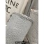 Alaia Fishnet High Ballet Flats Silver 2024