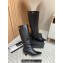 Chanel Heel 5cm CC Logo High Boots Calfskin Black 2024