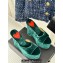 Alaia Heel 13.5cm Platform 3cm velvet Wedge Mules Green 2024