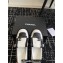 Chanel Calfskin Moccasins White/Black with Buckle 2024