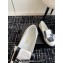 Chanel Calfskin Moccasins White/Black with Buckle 2024