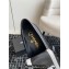 Chanel Calfskin Moccasins Black/White with Buckle 2024