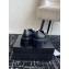 Chanel Calfskin Moccasins Black/White with Buckle 2024