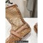 Alaia Fishnet High Ballet Flats Beige 2024