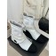 Chanel Heel 5cm Stretch Lambskin, Grosgrain, Imitation Pearls & Metal Short Boots G45794 White 2024