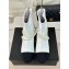 Chanel Heel 5cm Stretch Lambskin, Grosgrain, Imitation Pearls & Metal Short Boots G45794 White 2024