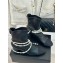 Chanel Heel 5cm Stretch Lambskin, Grosgrain, Imitation Pearls & Metal Short Boots G45794 Black 2024