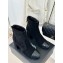 Chanel Heel 7cm Suede Calfskin & Lambskin Short Boots G45900 Black 2024
