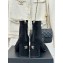 Chanel Heel 7cm Suede Calfskin & Lambskin Short Boots G45900 Black 2024