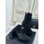 Chanel Heel 7cm Suede Calfskin & Lambskin Short Boots G45900 Black 2024