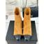 Chanel Heel 7cm Suede Calfskin & Lambskin Short Boots G45900 Light Brown & Black 2024