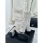 Chanel Heel 7cm Suede Calfskin & Lambskin Short Boots G45900 Gray & Black 2024
