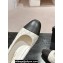 Chanel Metal Heel Pumps Quilting Leather White 2024