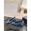 Chanel Print Velvet and Grosgrain Pumps Blue 2024