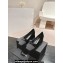 Chanel Print Velvet and Grosgrain Pumps Black 2024