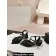Chanel Camellia Sandals Suede Black 2024