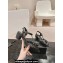 Chanel Camellia Sandals Leather Black 2024