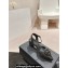 Chanel Camellia Sandals Quilting Leather Black 2024