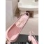 Chanel Heel 4.5cm Calfskin Slingbacks G45768 Pink 2024