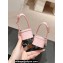 Chanel Heel 4.5cm Calfskin Slingbacks G45768 Pink 2024