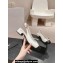 Chanel Heel 4.5cm Calfskin Slingbacks G45768 White 2024