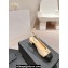 Chanel Heel 4.5cm Calfskin Slingbacks G45768 Beige 2024