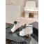 Chanel Heel 7cm Lambskin & Grosgrain Short Boots G45695 White 2024