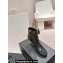 Chanel Heel 7cm Lambskin & Grosgrain Short Boots G45695 Black 2024