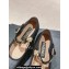 Chanel Heel 5cm Lambskin Mary Janes G45777 Black 2024