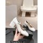 Chanel Heel 5cm Lambskin Mary Janes G45777 White 2024