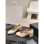 Chanel Heel 5cm Lambskin Mary Janes G45777 Beige 2024