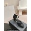 Chanel Crystal Heel Mary Janes G45235 Suede Black 2024