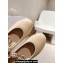 Chanel Heel 5cm Lambskin Mary Janes G45777 Beige 2024