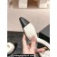 Chanel Metal Heel Mary Janes G45235 Quilting Leather White 2024