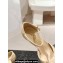 Chanel Metal Heel Mary Janes G45235 Quilting Leather Beige 2024