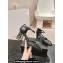 Chanel Metal Heel Mary Janes G45235 Quilting Leather Black 2024