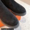 Hermes Veo ankle boots in monochrome suede calfskin Black and lined with woolskin 2024
